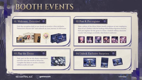 Silver Palace gamescom 부스 구역