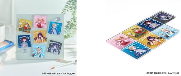 九州 7 县亚克力磁贴设计
