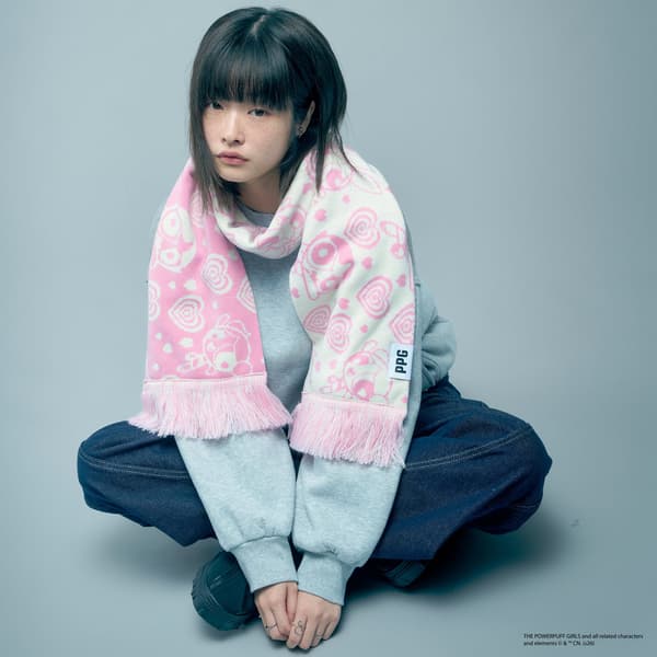 Knit Scarf featuring The Powerpuff Girls