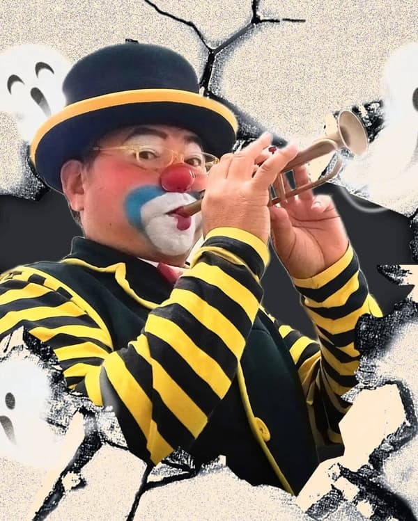 Futoccho Pierre Clown comedy show at Grinpa