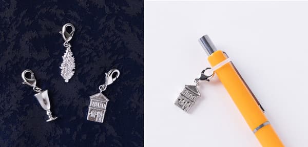 반 고흐 테마의 액세서리 참: 노란 집, 사이프러스, 압생트
