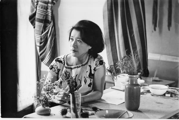 Fumiko Hori in her Aoyama studio, around 1964