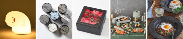 Sample items from the BRUNO Catalog Gift