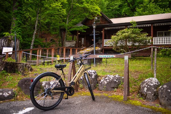 Rental bicycles available at Nikko Nature Museum