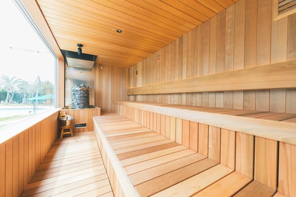 Laguna Sauna outdoor sauna at Safi Spa Okinawa