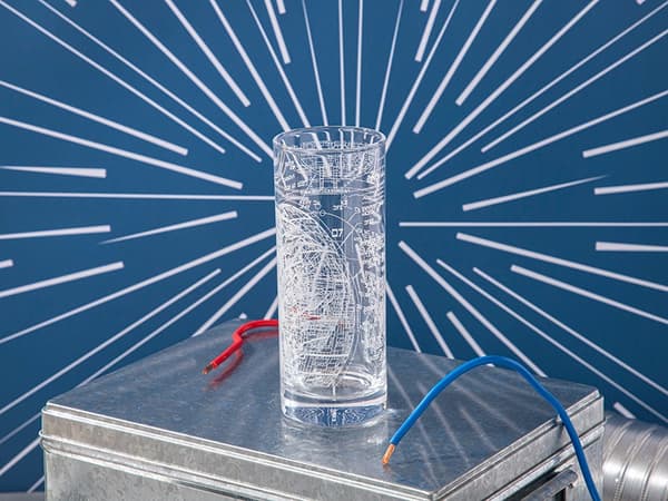 Souvenir glass