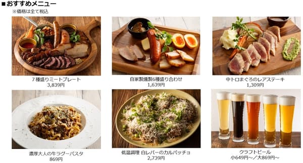 Recommended menu items at Yaesu Kitchen