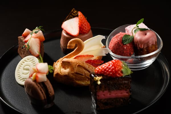 草莓巧克力下午茶甜点阵容