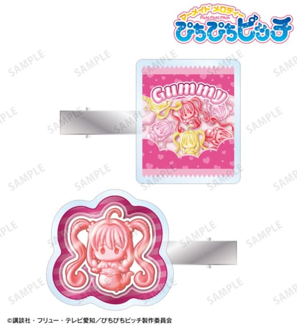 Mermaid Melody Pichi Pichi Pitch petit-sserie Acrylic Hair Clip 2-Piece Set