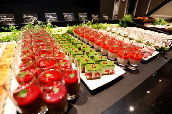 Dessert buffet spread
