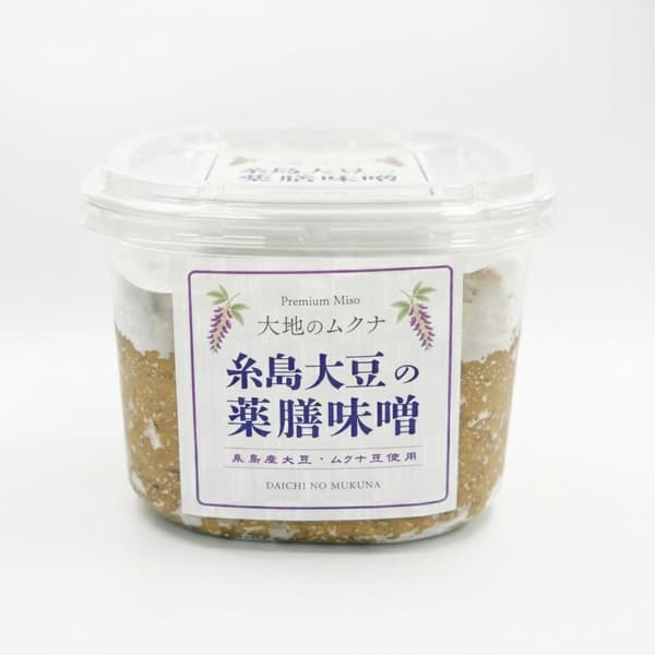 大地之黧豆的糸岛大豆药膳味噌
