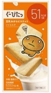 Galleta de okara y leche de soja GU-PITA Leche de soja
