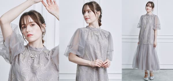 LULUTI Original Lily Pattern Tulle Dress