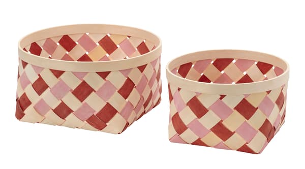 OMMJÄNGE Basket Set - Poplar