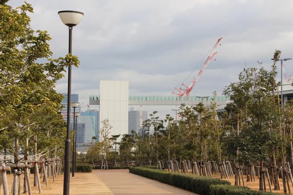 公园长椅和游乐设备