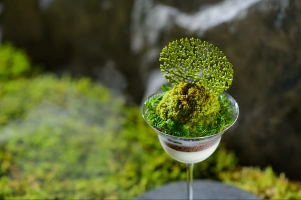 迎宾甜点“奥入濑苔藓百汇”