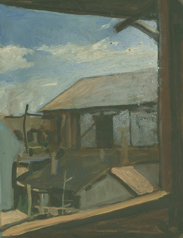 방 창문에서 본 풍경(Ⅱ), 1954
