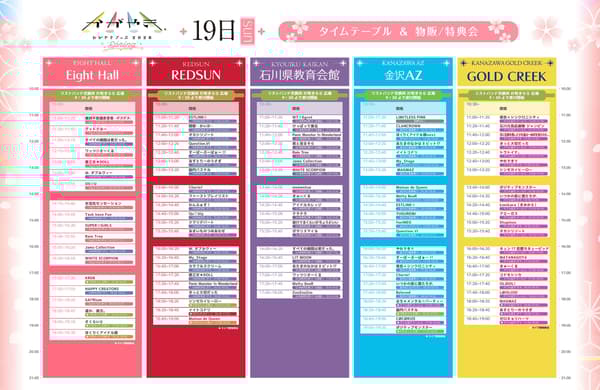 4月19日時間表（第一部分）