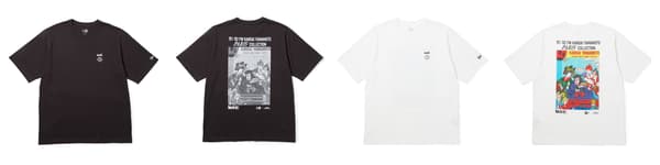 短袖水洗棉质T恤正面和背面视图