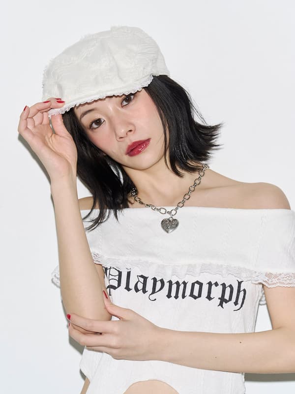 kaorinomori×jouetie 레이스 헌팅 캡