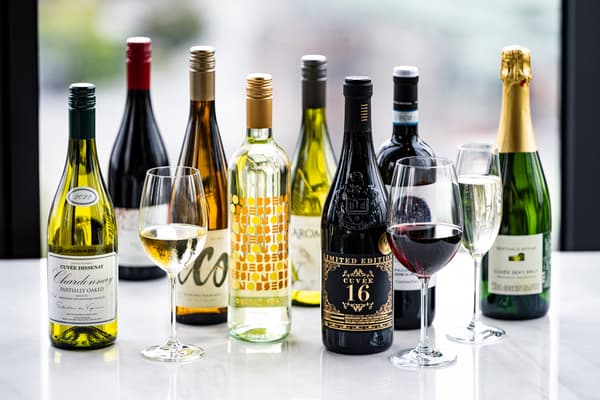 Premium drink selection