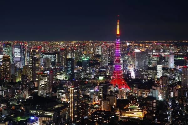 Night view of Tokyo