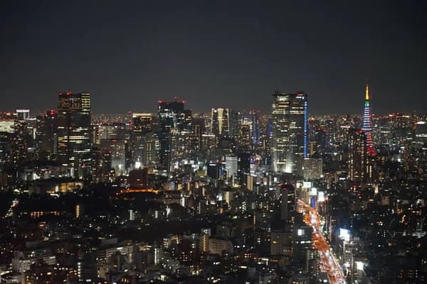 The night view is exceptionally beautiful.