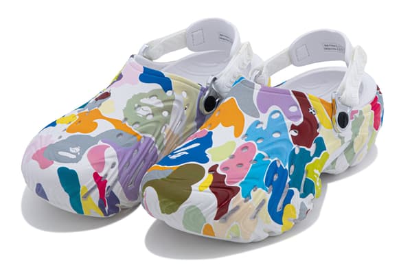 BAPE x CROCS ECHO CLOG 2.0 en BLANCO