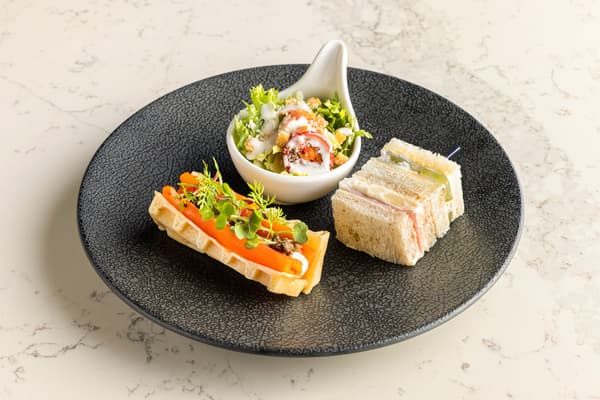 Hotel-made savory bites
