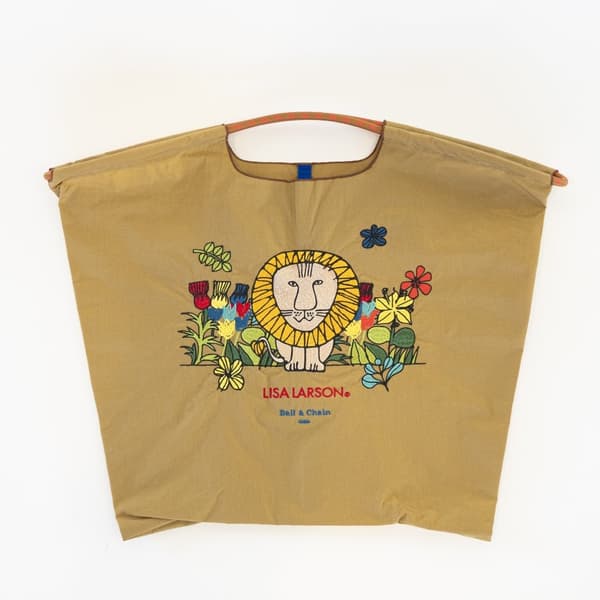 狮子购物袋 L 尺寸 - 米色