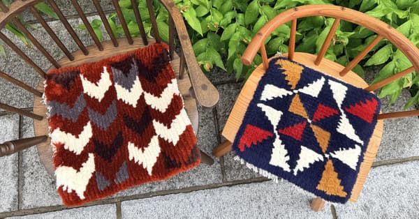 Tapete para silla Notting del Instituto de Tejido a Mano Kurashiki Honzome
