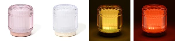 Luce humidifier in pink and white