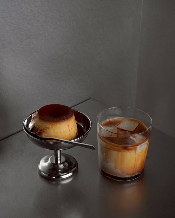 Pudding ¥605 / Caffè e Latte ¥770