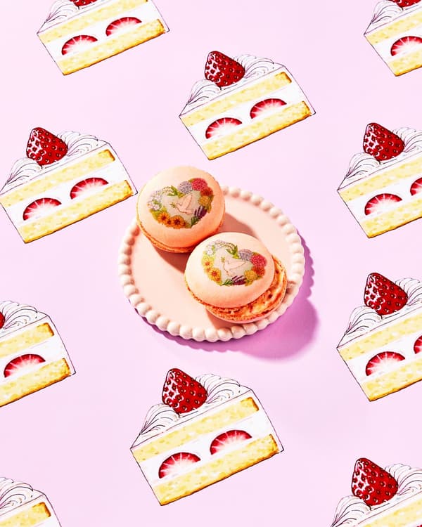 피스풀 마카롱 – 딸기 쇼트케이크