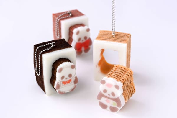 年輪蛋糕食品模型改製吊飾