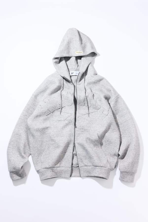 BONDED ZIP HOODIE ¥12,980 (tax in)