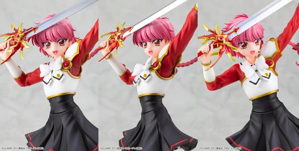 Figura a escala 1/7 de Hikaru Shidou, primeros planos de la cara