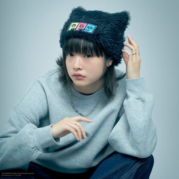 Cat-Ear Knit Hat featuring The Powerpuff Girls