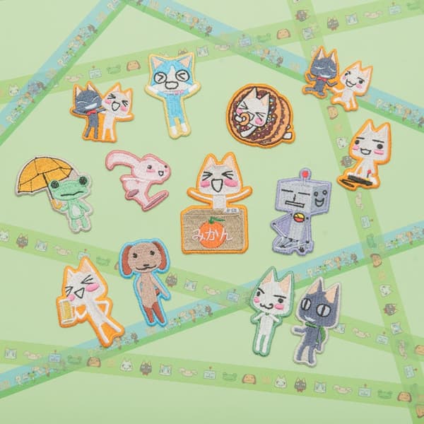 Doko Demo Issyo Embroidery Sticker Series