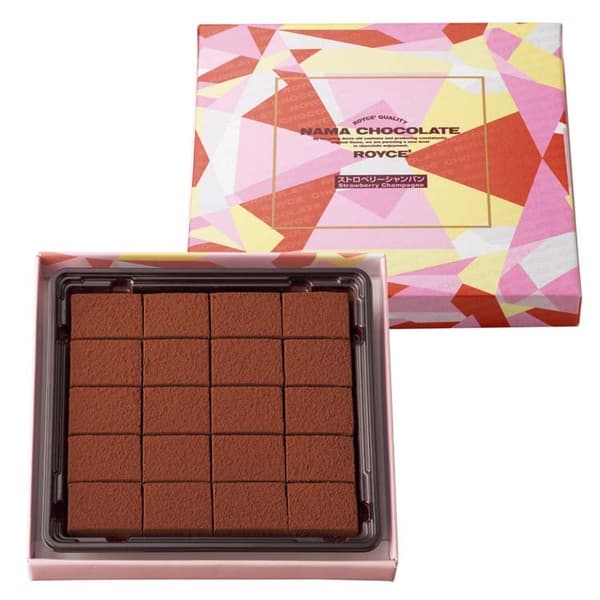 Tampilan dekat Nama Chocolate Strawberry Champagne