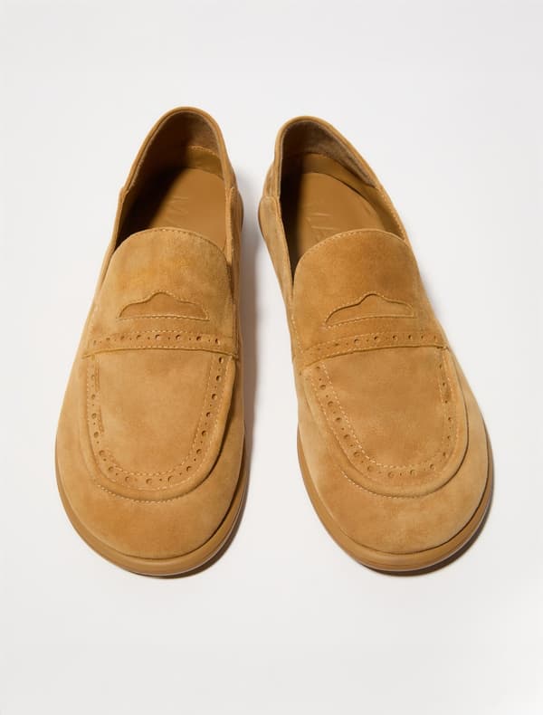 Suede Loafers