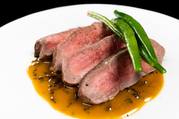 Veal Loin Sauté with Morel Mushroom Sauce