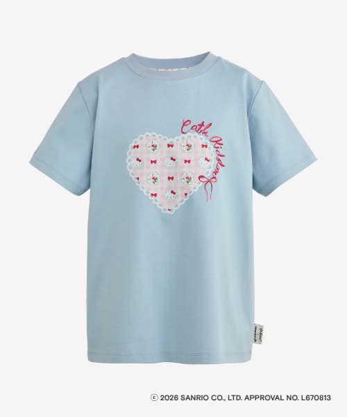 Cath Kidston × Hello Kitty 基础款 T 恤 天蓝色