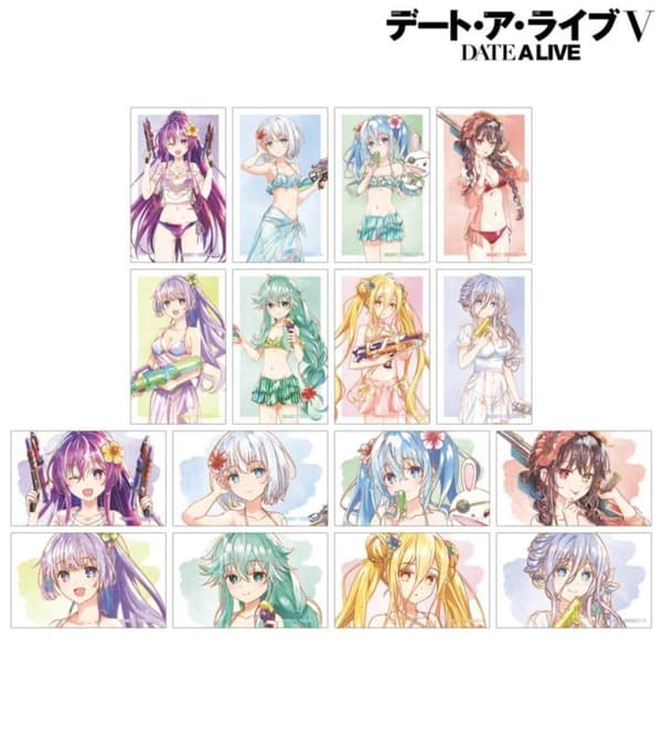 Date A Vacation ver. Ani-Art aqua label 컴팩트 클리어 카드