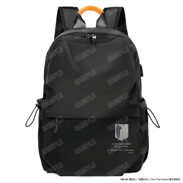 Mochila de colaboración del anime de TV Attack on Titan