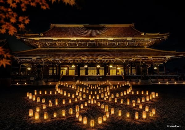 东本愿寺境内夜景