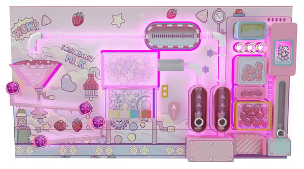 草莓牛奶糖射擊遊戲