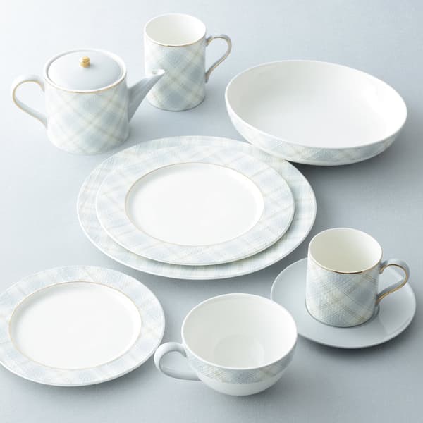 Tartan tableware series overview