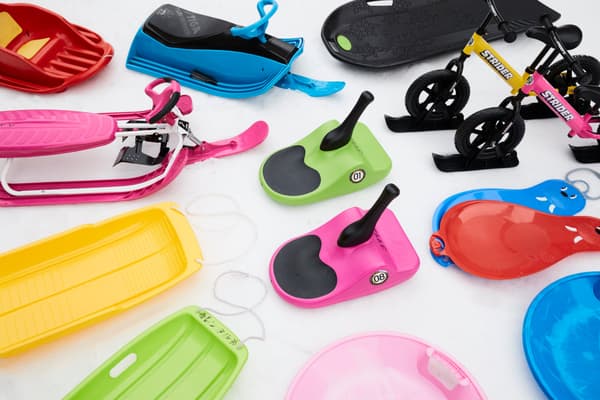 从各种雪橇中选择