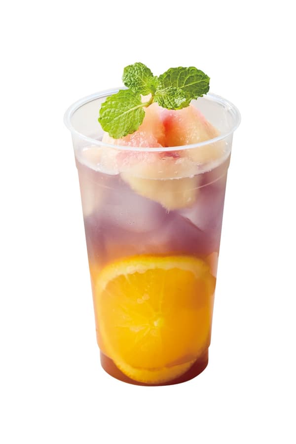 Té de mango y naranja al atardecer de Makoto y Chiaki
